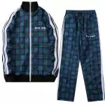 palm angels survetement homme grid blue